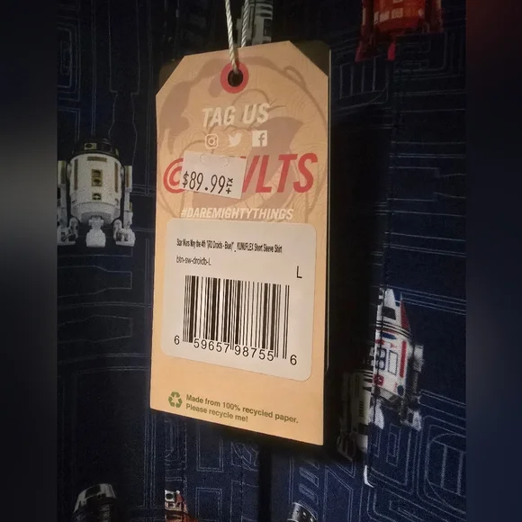 New RSVLTS Star Wars R2D2's Astromech Shirt - Picture 3 of 3